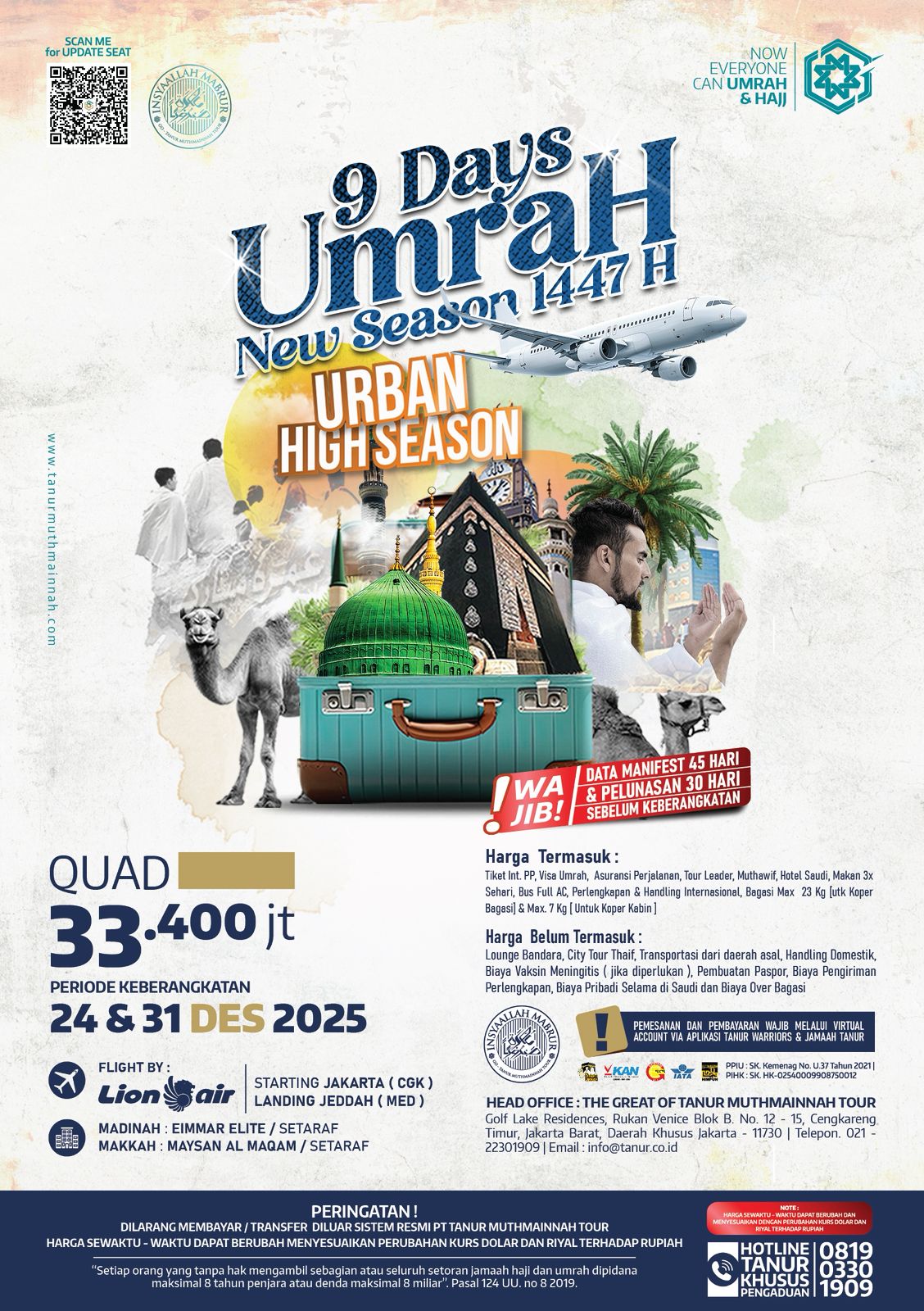 Umrah 24 31 Des 2025