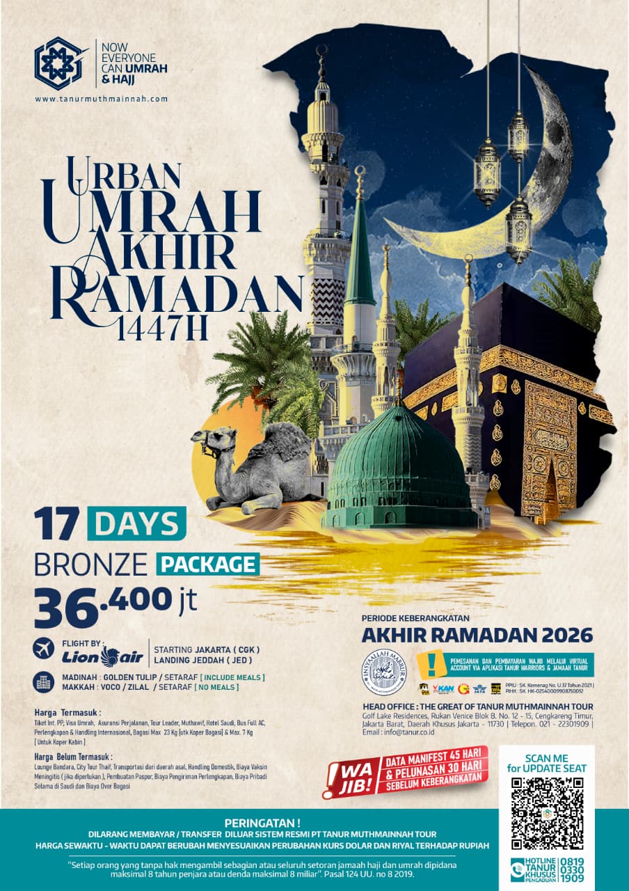 Umrah Akhir Ramadhan 1447 H